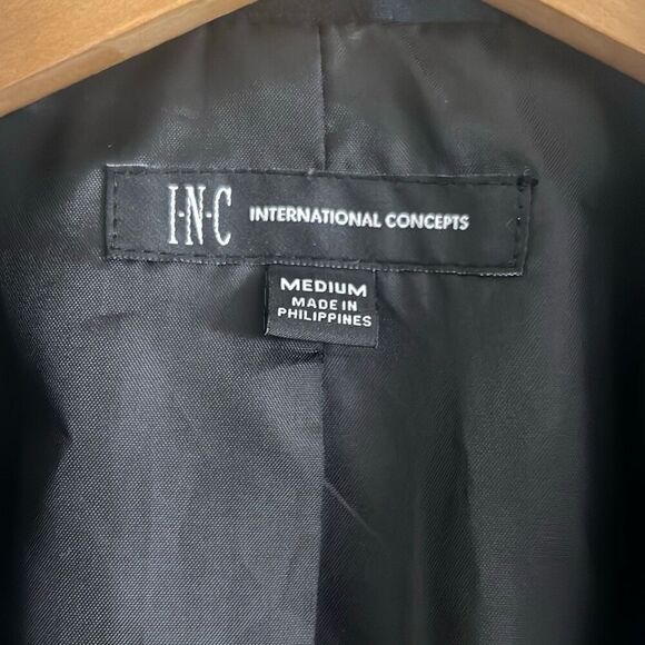 ✨INC Women's Striped Blazer Sz Medium Jacket✨ - Picture 6 of 10